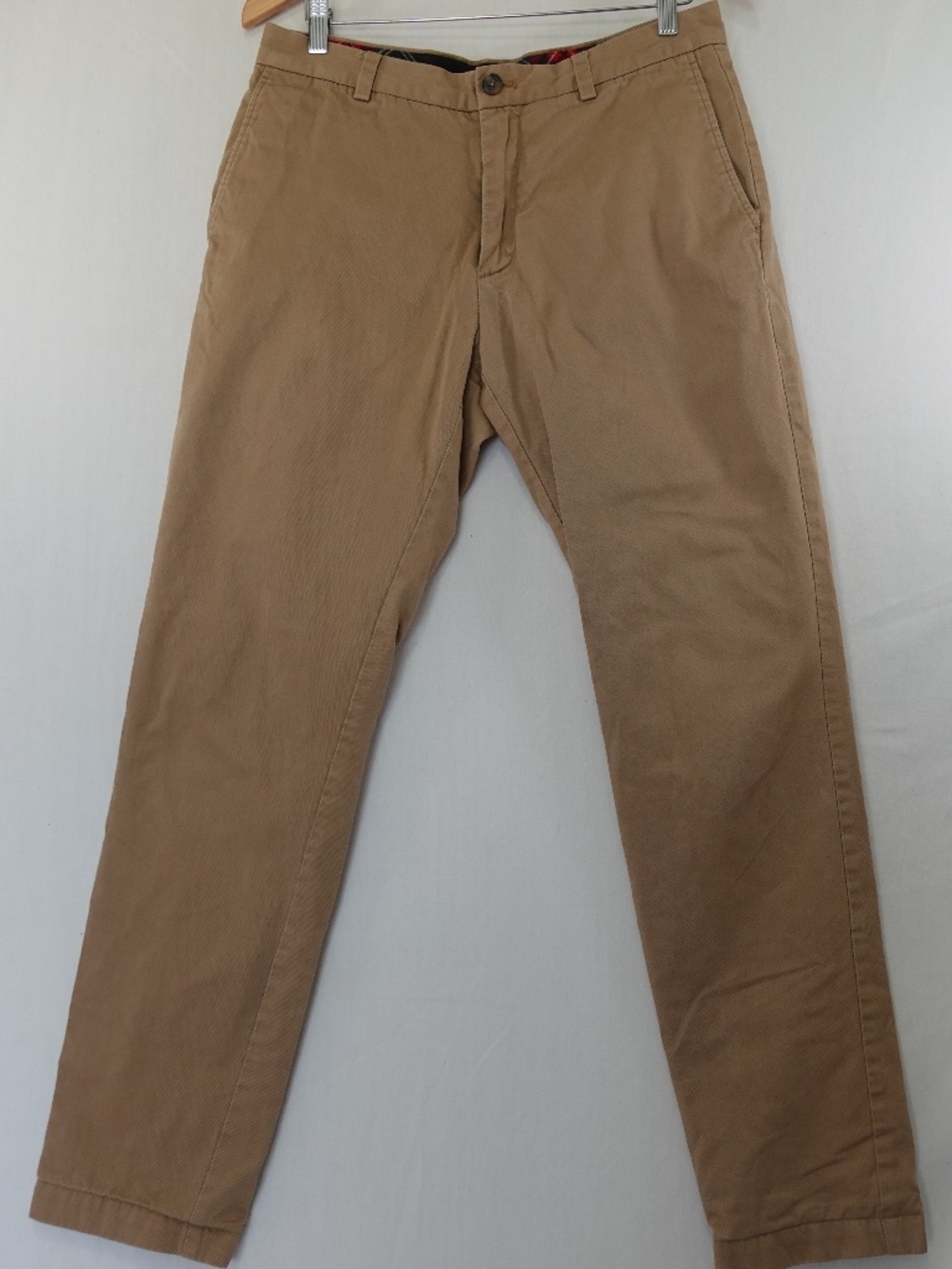 Brooks Brothers Red Fleece Men’s Flannel-Lined Chino Pants 33X34